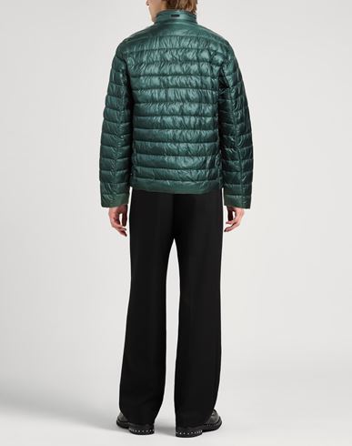 Man Puffer Emerald green Size 40 Polyamide