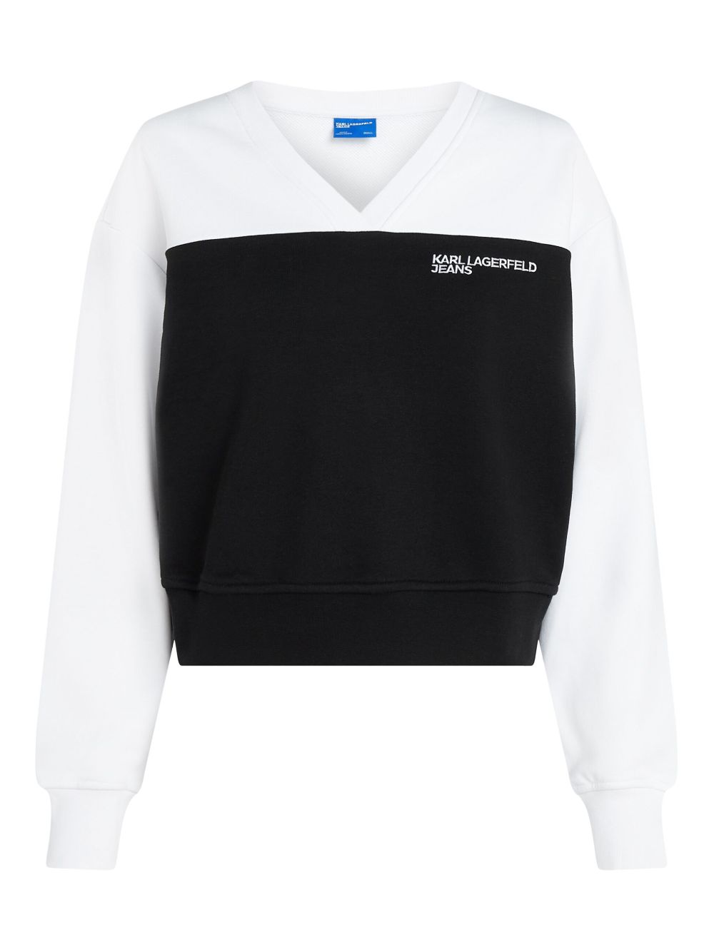 Karl Lagerfeld Jeans two-tone sweatshirt - Black
