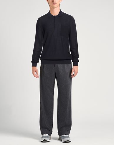 The Fine Essentials Man Sweater Midnight blue Size 40 Sea island cotton
