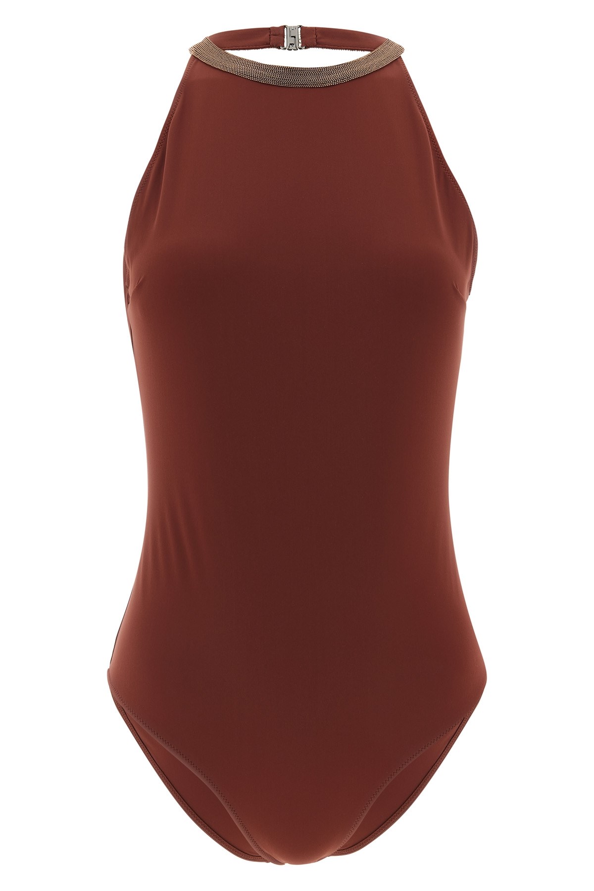 'Precious Collar' One-Piece Swimsuit
