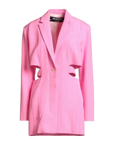 Woman Mini dress Fuchsia Size 8 Viscose, Silk