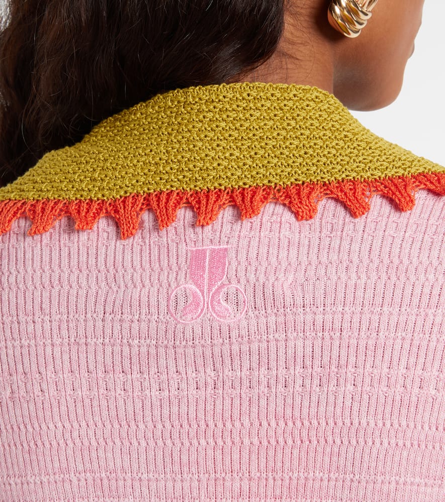 Picket cotton and wool sweater
