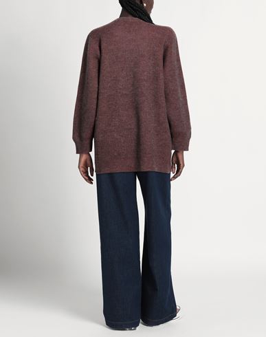 Woman Cardigan Garnet Size 12 Virgin Wool, Wool, Polyamide, Silk, Cashmere