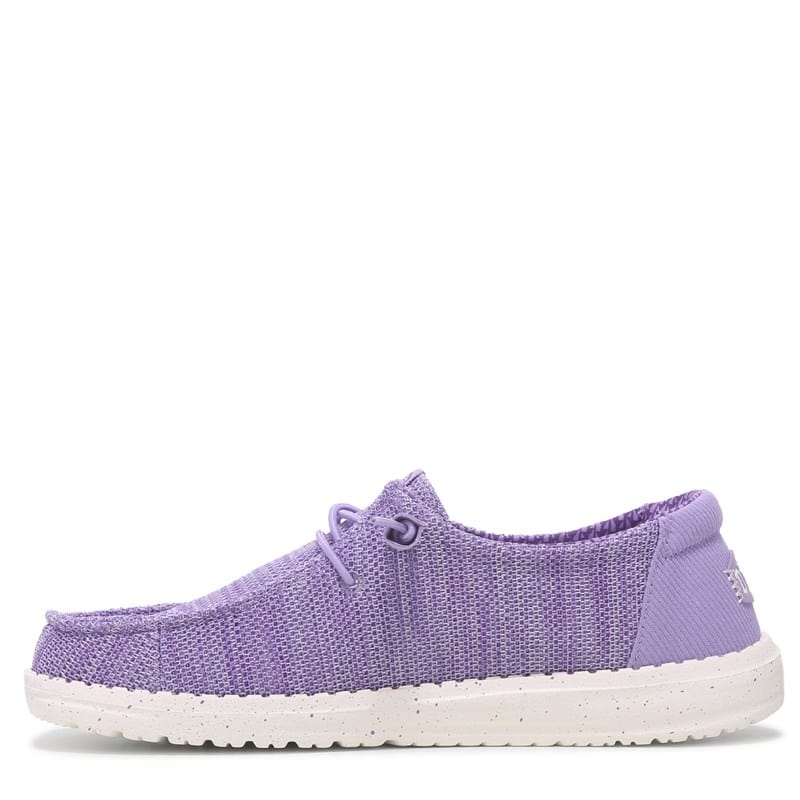 Women's Wendy Stretch Sox Slip On Shoes (Purple)