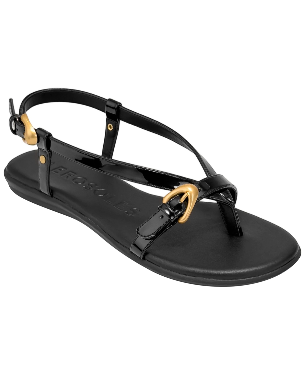 Women's Iride Flat Sandal - Black