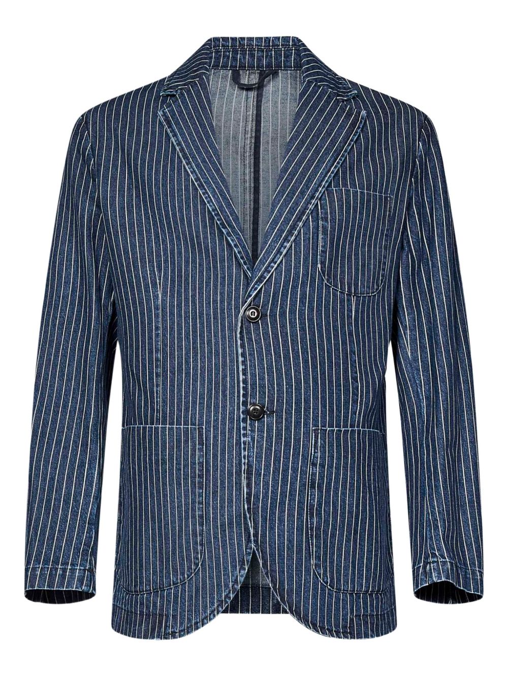 Striped blazer - Blue