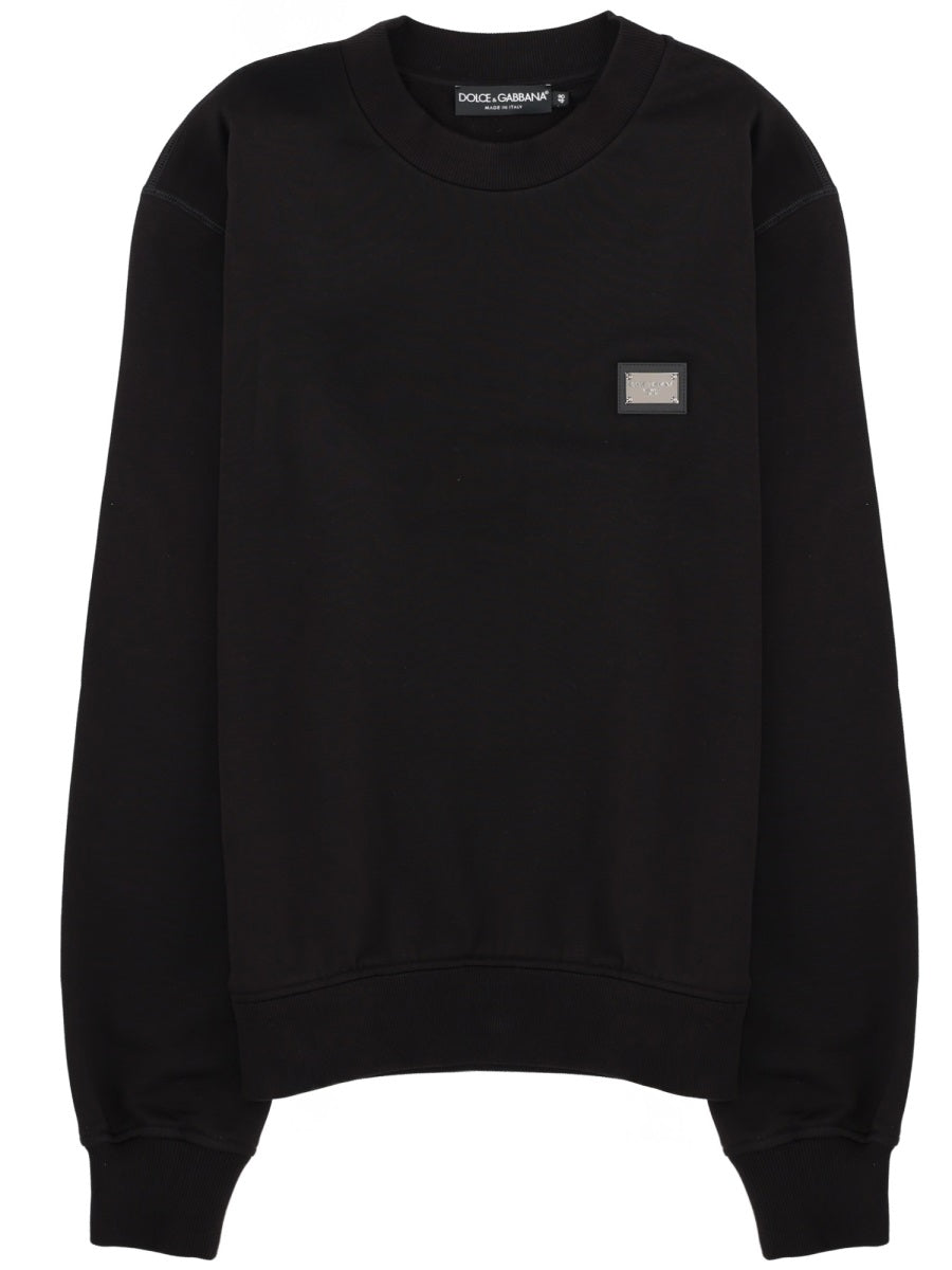 Logo-tag Cotton Sweatshirt