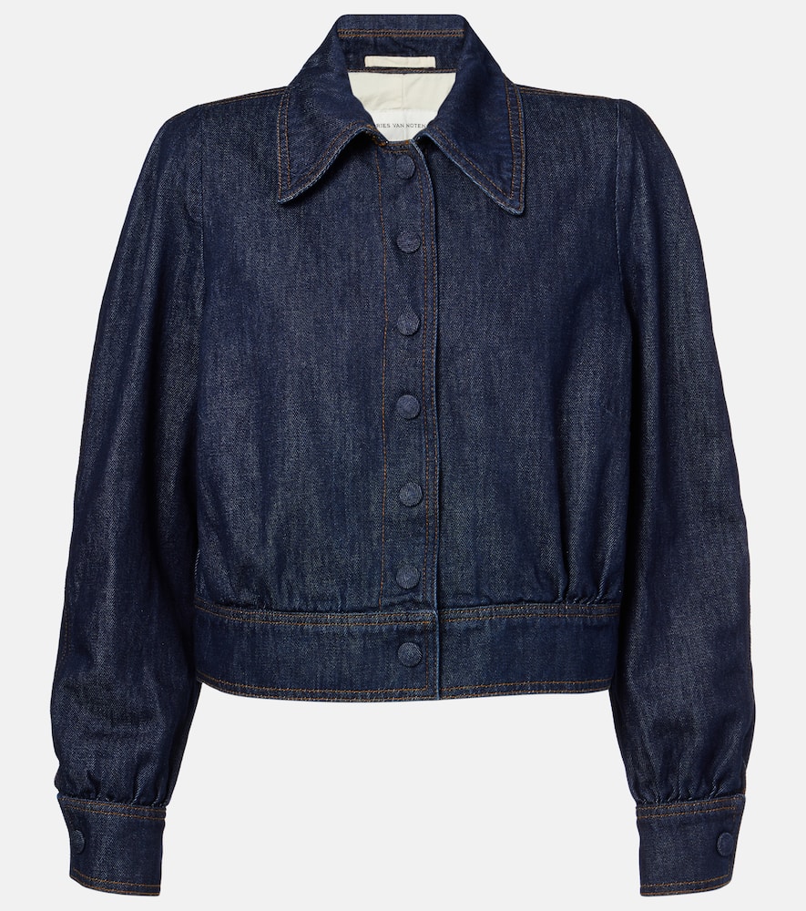 Cropped denim jacket