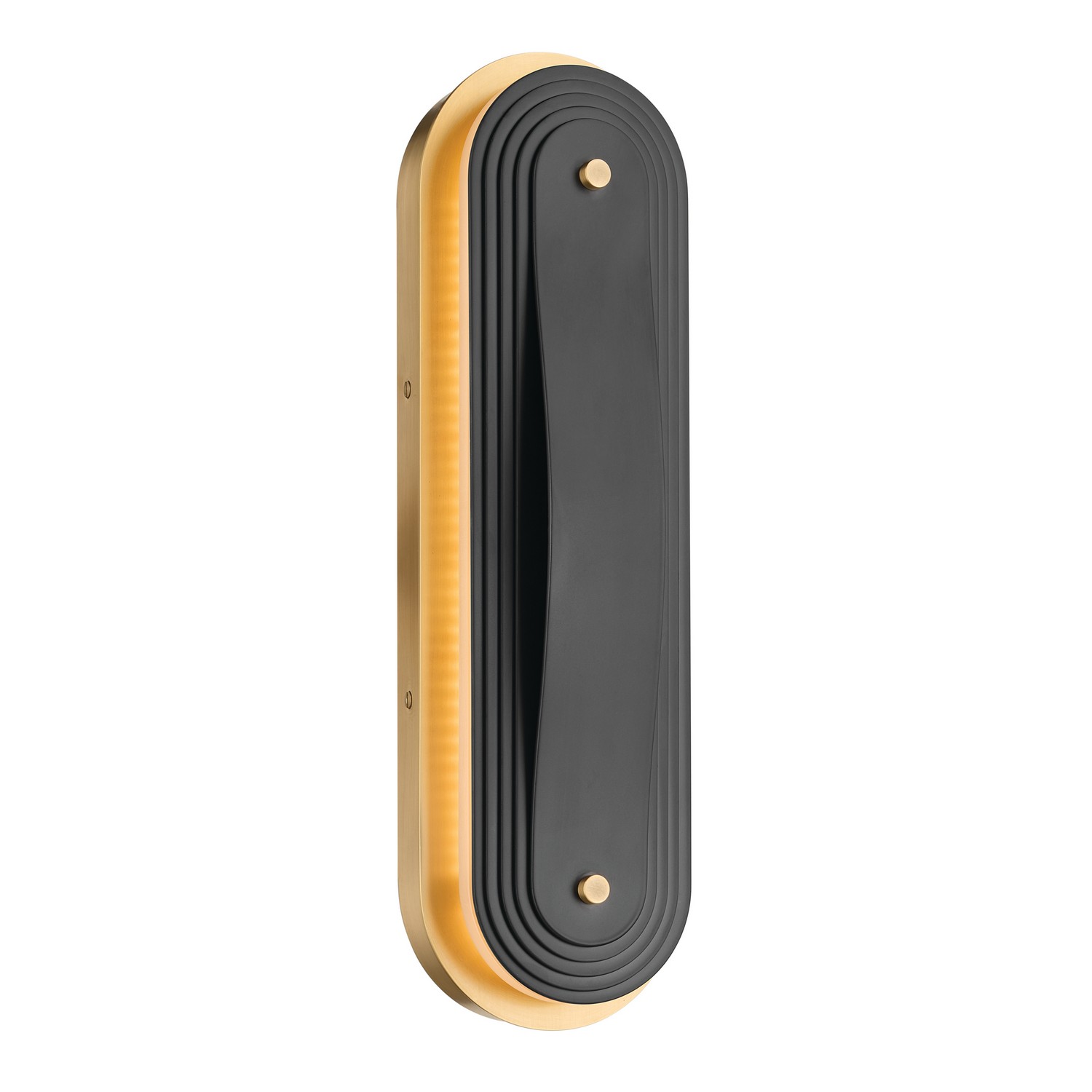 Lacquered Brass LED Wall Sconce from the Tauri Collection