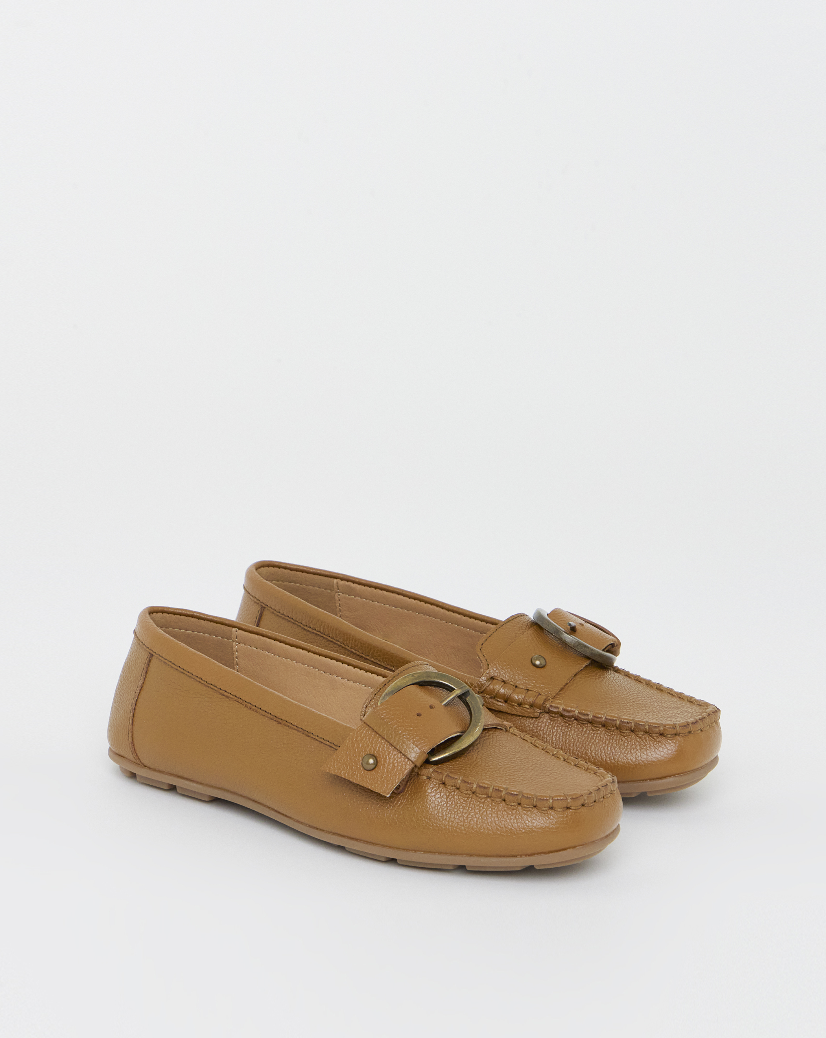 Leather Driving Moccasin Ex Wide