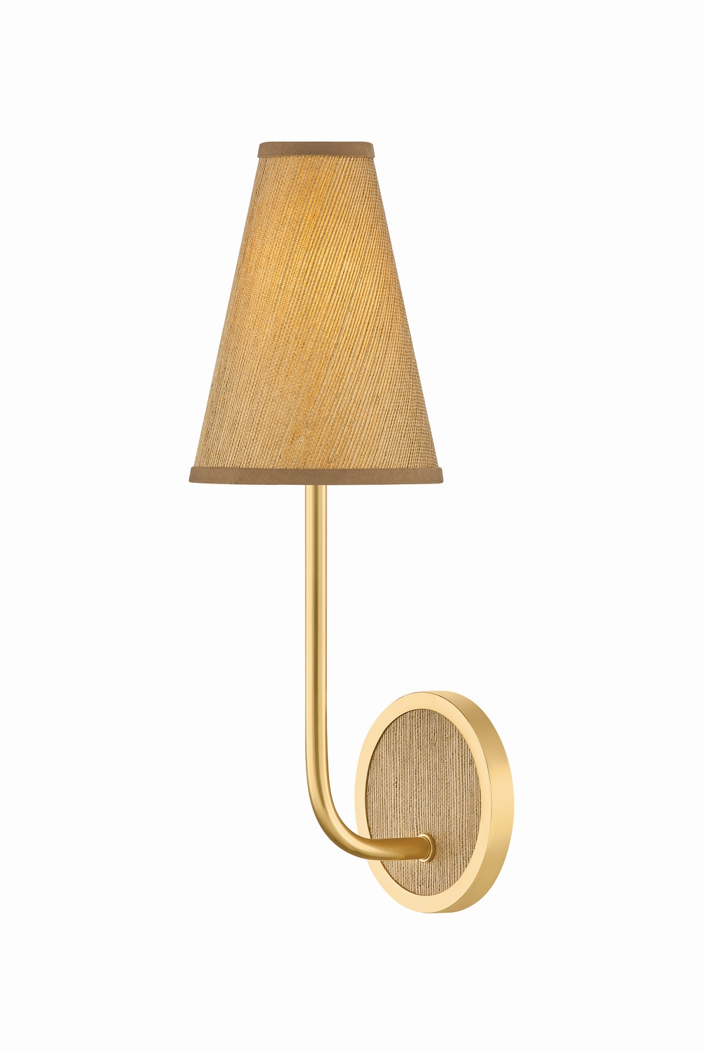 Aged Brass Wall Sconce from the Buskirk Collection