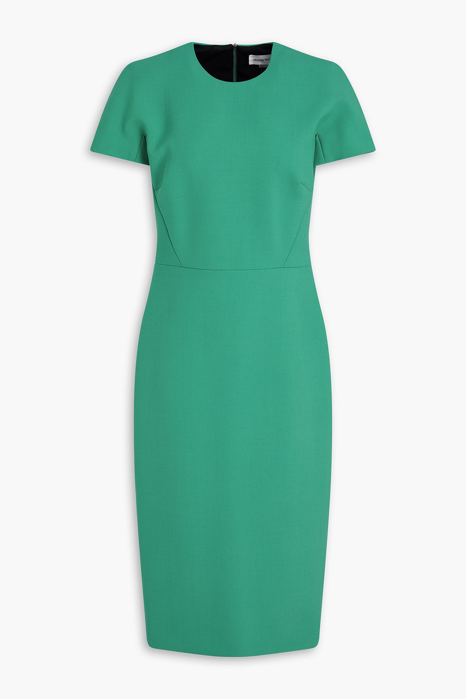 Crepe midi dress - Green - UK 8