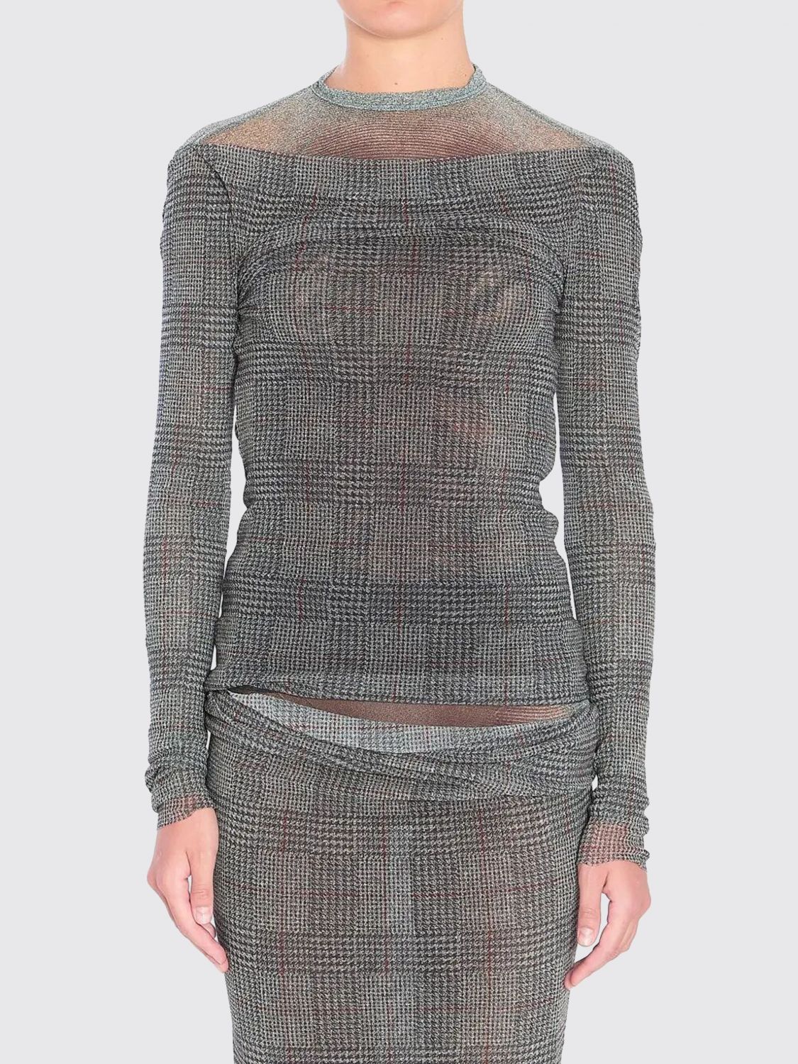 Top Woman color Grey