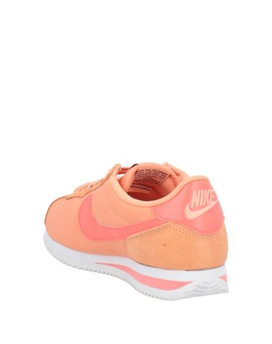 Man Sneakers Salmon pink Size 6 Textile fibers, Leather