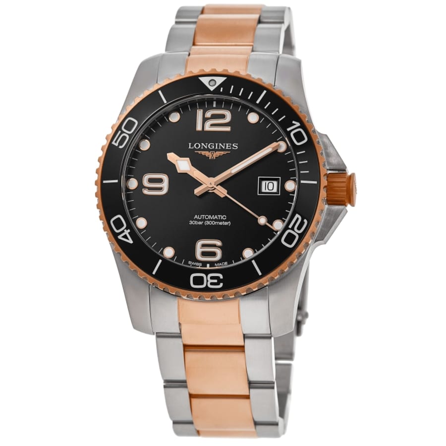 HydroConquest Automatic 41mm Black Dial Two Tone Men's Watch L3.781.3.58.7