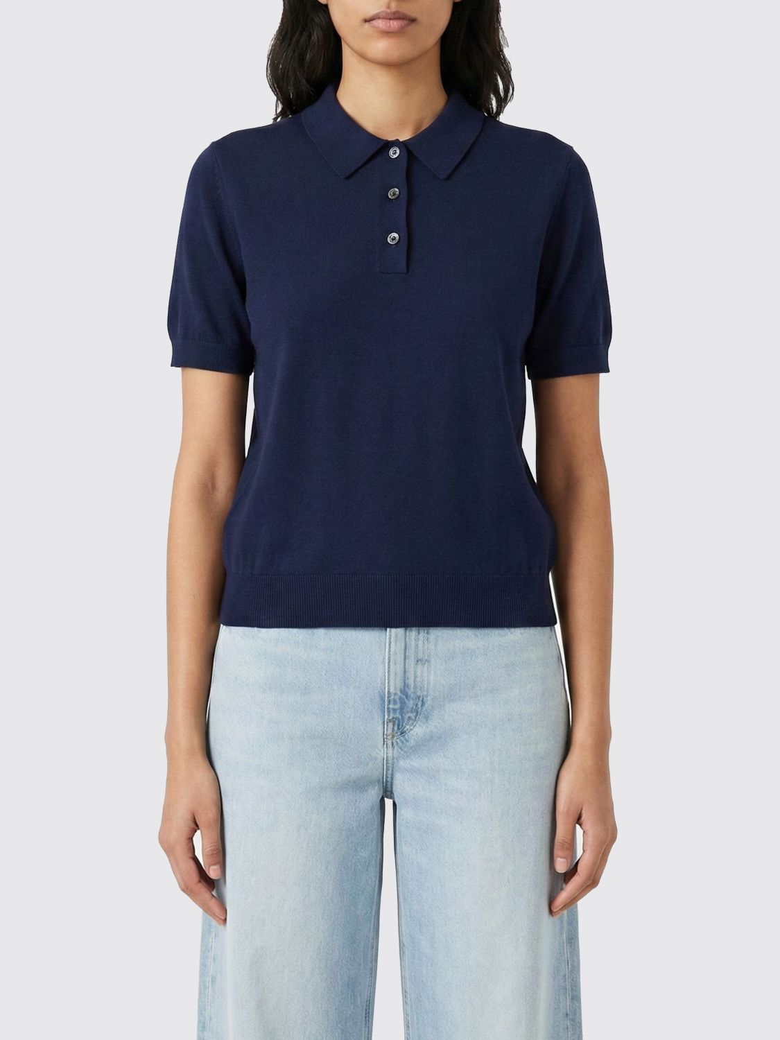 Polo Shirt Woman color Blue