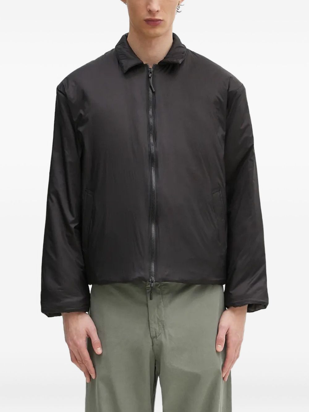 Zip-up bomber jacket - Black