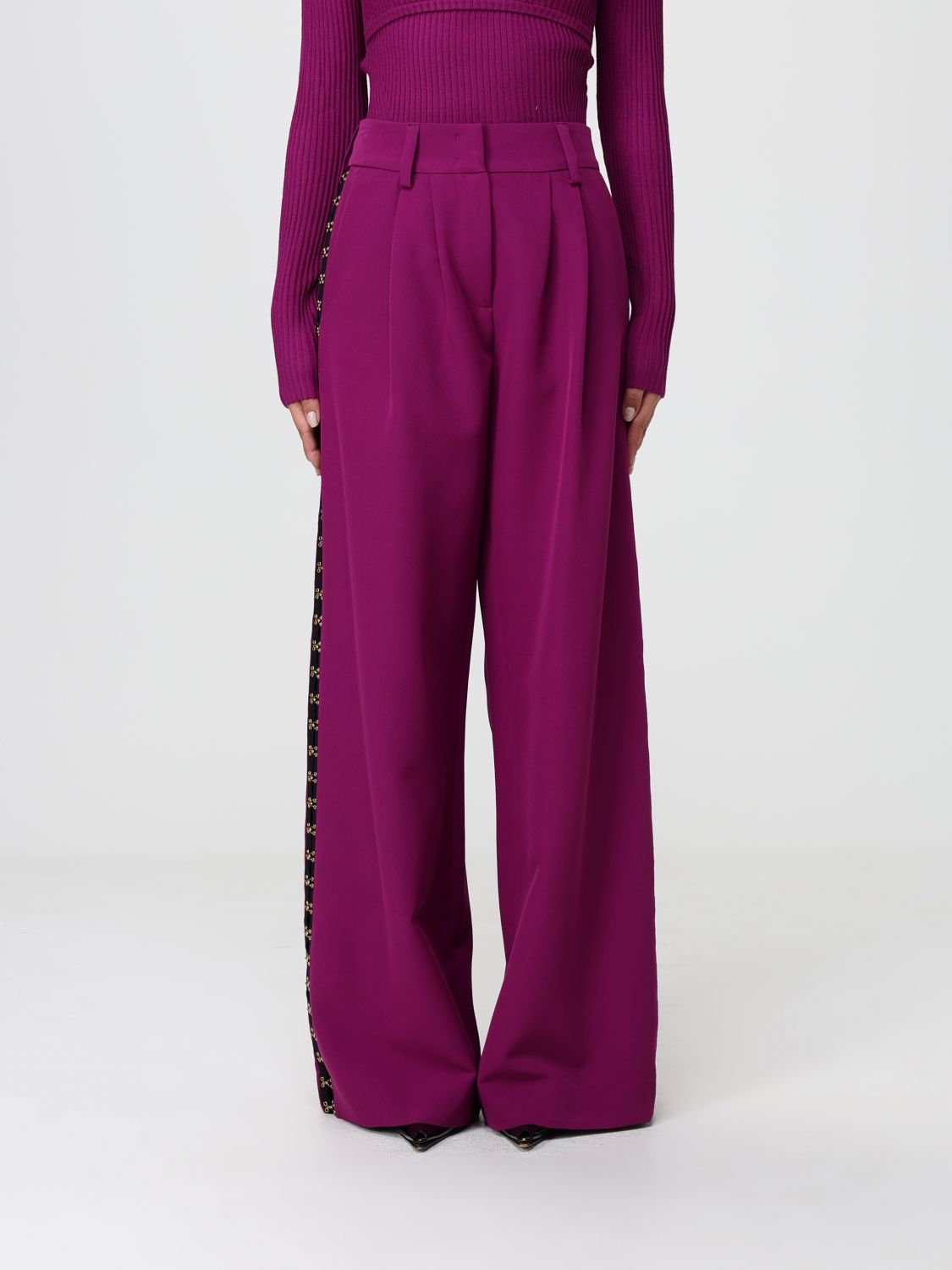 Pants Woman color Violet