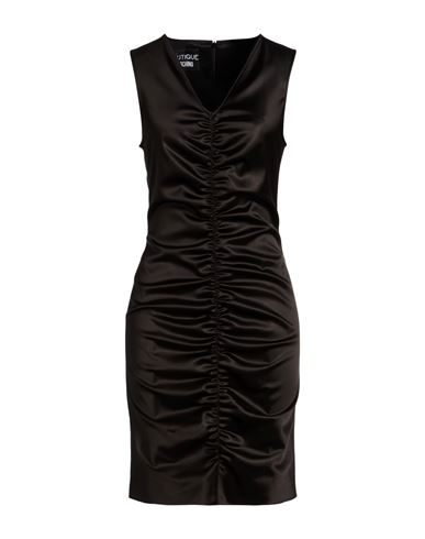 Woman Mini dress Black Size 6 Acetate, Polyamide, Elastane