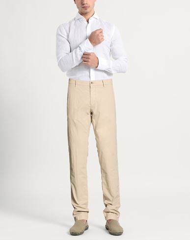 Man Pants Khaki Size 30 Lyocell, Cotton, Elastane