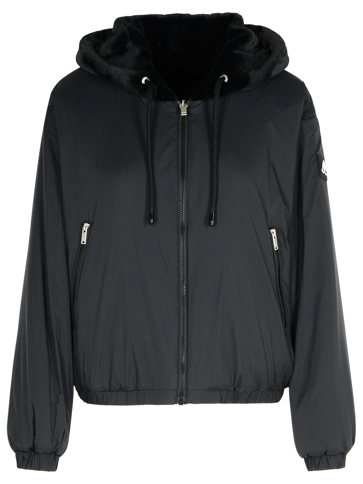 Black Nylon Eaton Bunny Reversible Jacket