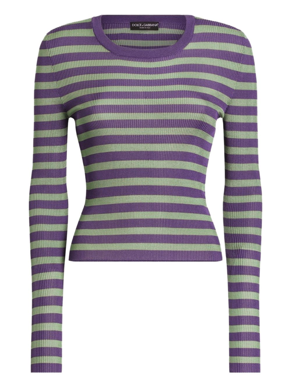 Striped sweater - Green