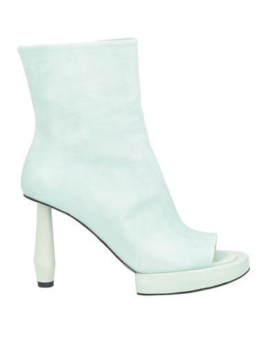 Woman Ankle boots Light green Size 7 Soft Leather