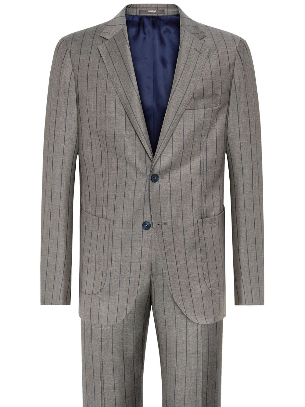 Dove Grey Pinstripe Pure Wool Suit