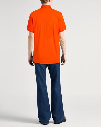 Laminar Man Polo shirt Tomato red Size 44 Cotton