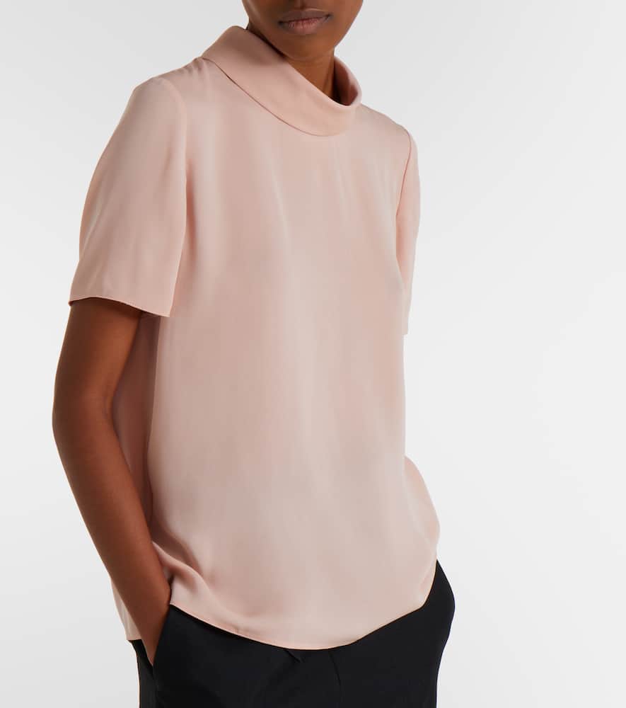 Silk georgette top
