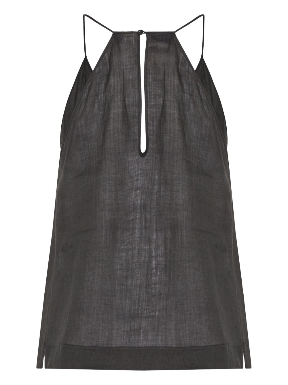 Halter-neck top - Black