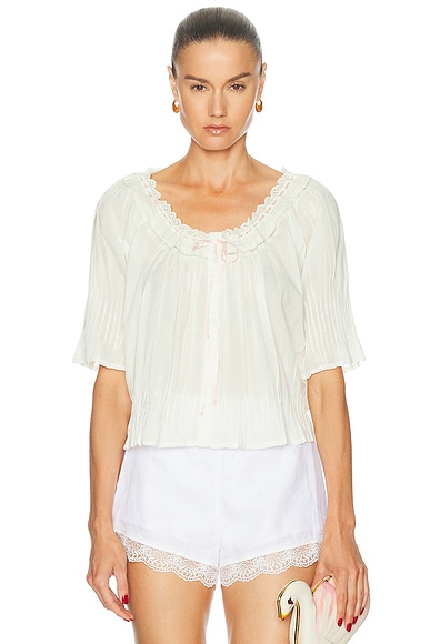 LPA Cassia Top in Cream - Cream. S also in