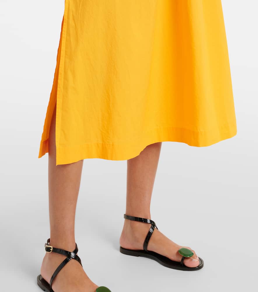 Mimosa cotton midi dress