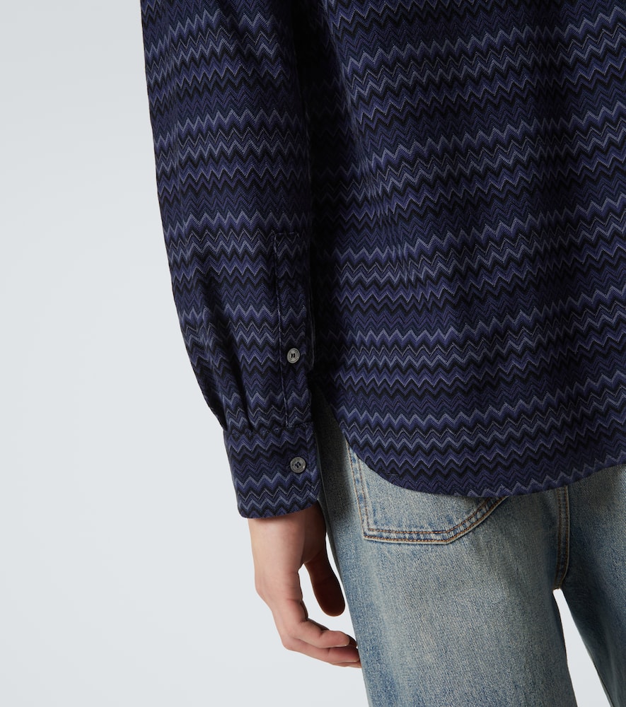 Zigzag cotton shirt