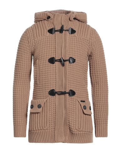 Man Coat Camel Size XL Wool, Polyamide