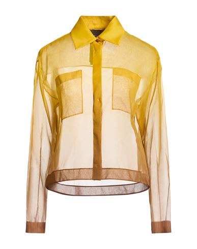 Woman Shirt Marigold Size 6 Silk