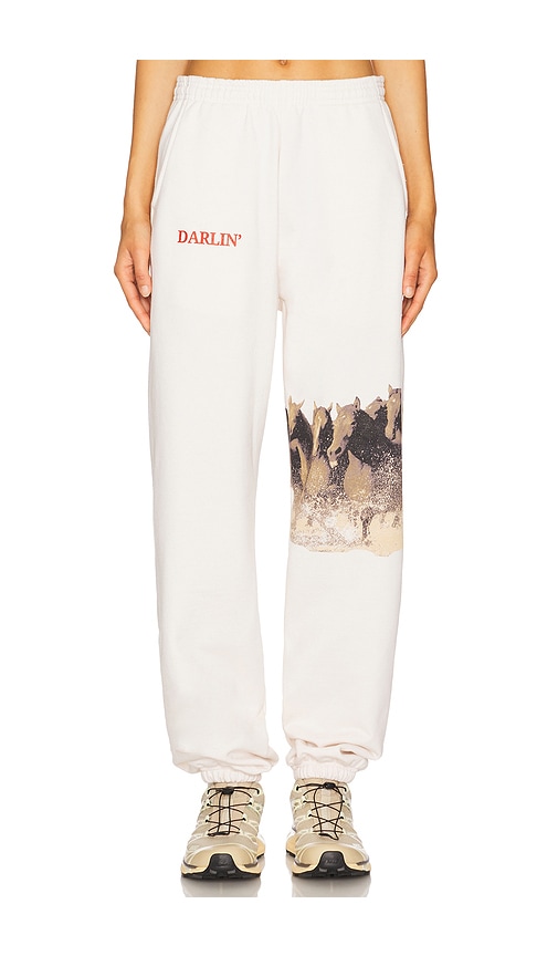 Darlin Wild Sweatpant in Creme.  XS also in