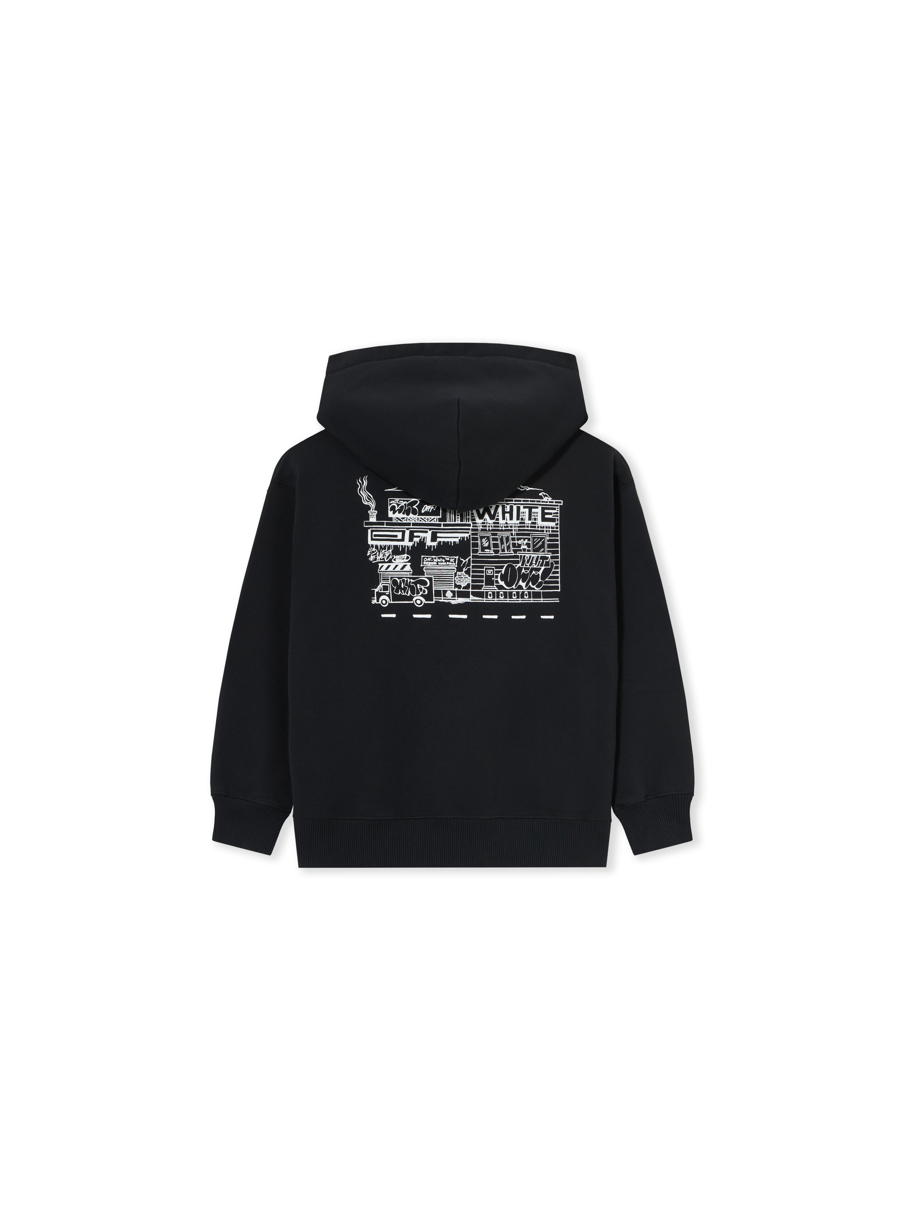 Graffiti Hoodie Zip Up