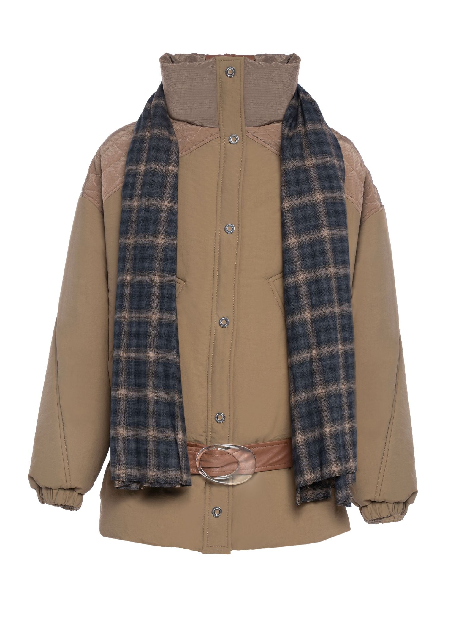 Amy Down Jacket — Beige