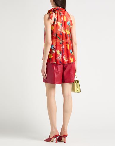 Woman Top Red Size 10 Viscose