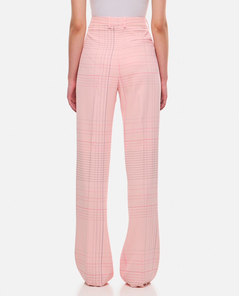 Flared Stretched Trousers