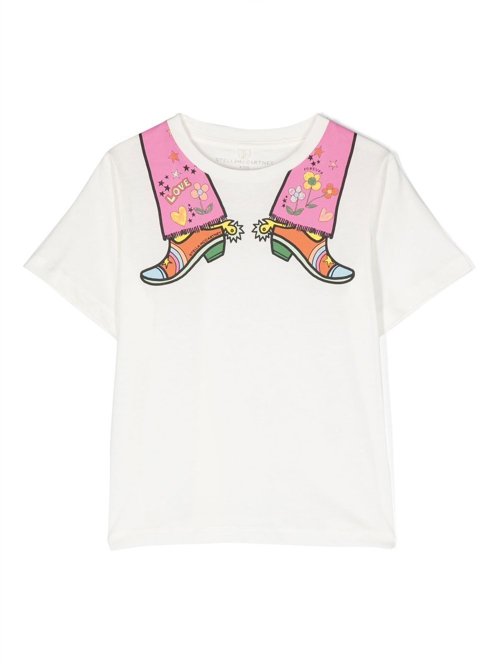Graphic-print cotton T-shirt - White