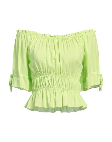 Collection Woman Top Lime green Size M Rayon