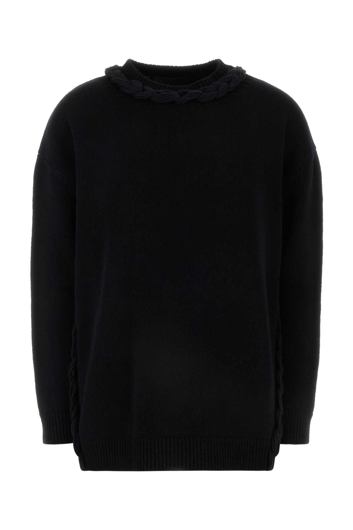 Embroideries Sweater — Black