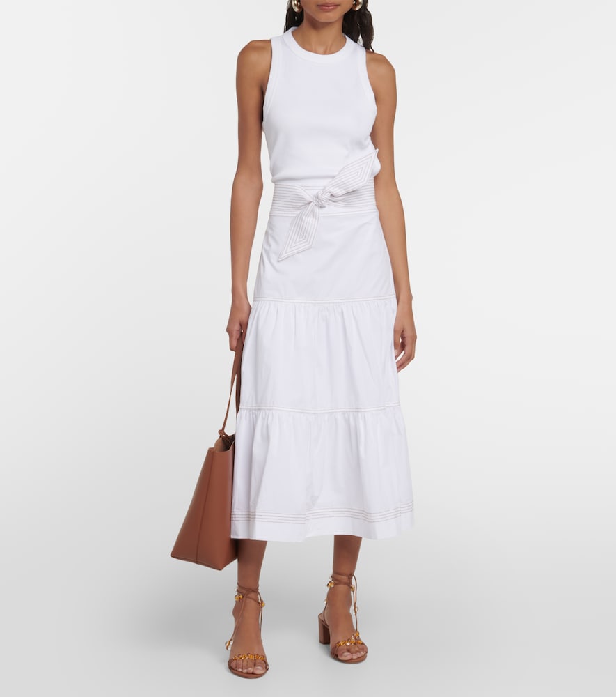 Austyn cotton-blend maxi dress