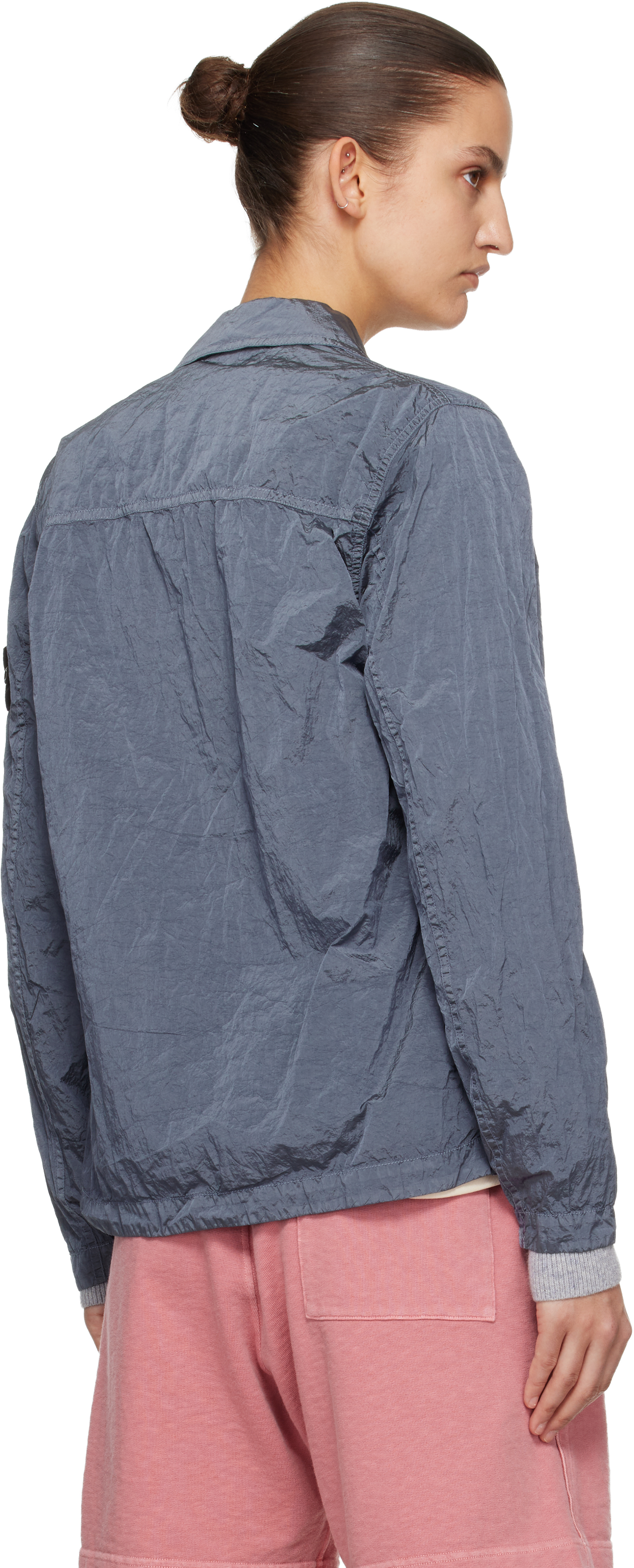 Blue 1200038 Nylon Metal ECONYL Overshirt