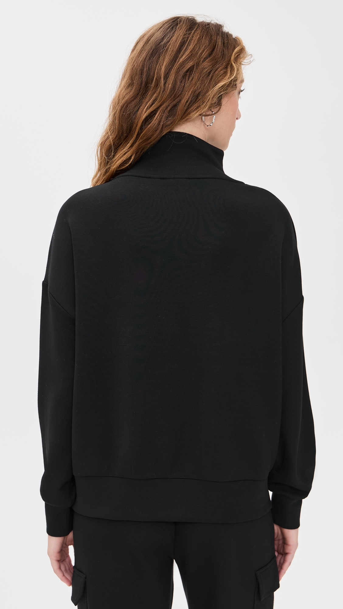 Hawley Half-Zip Sweatshirt Black