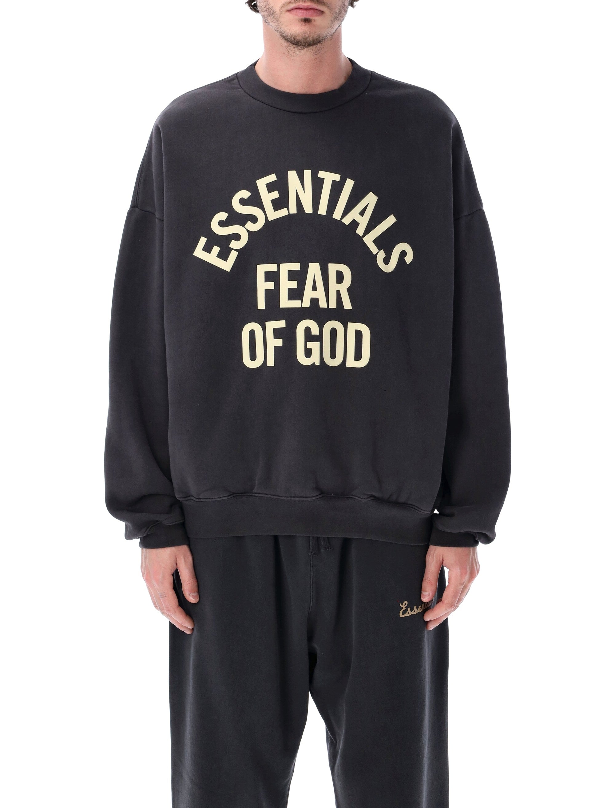 Oversized Graphic Crewneck Sweatshirt