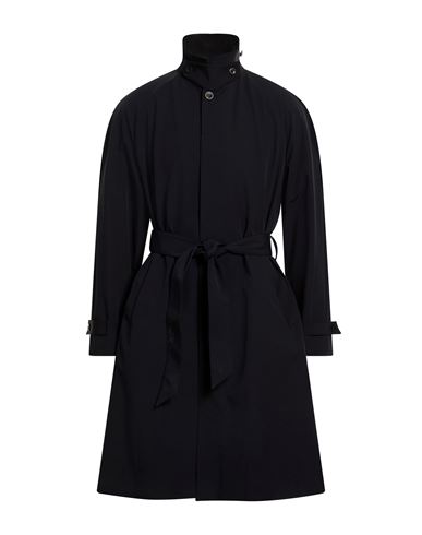 Man Overcoat & Trench Coat Midnight blue Size 36 Polyamide, Elastane
