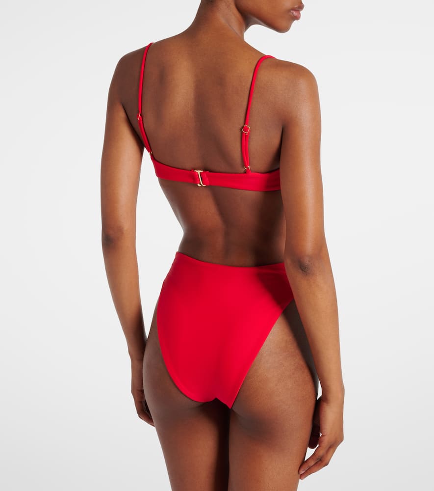 Mia ruched bikini top